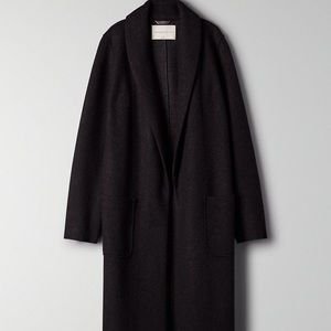 Aritzia Babaton Luxe Wool Lounge Jacket - Black S